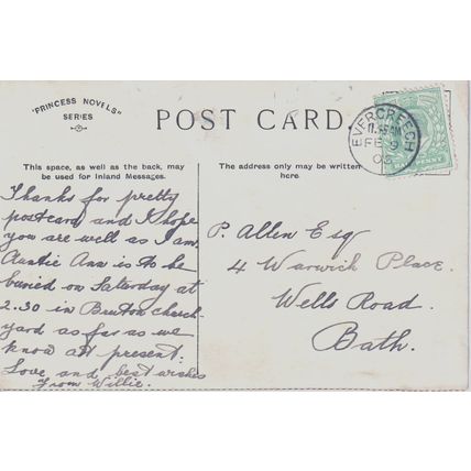 Mill Broxbourne Hertfordshire Postcard nice clear postmark (QHER358)