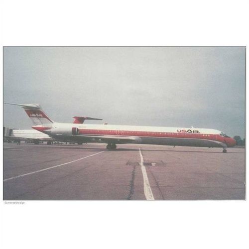 USair McDonnell Douglas MD80 Aircraft Postcard (A14803)
