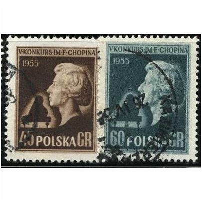 1954 Michel 879+880 - fine used (o)