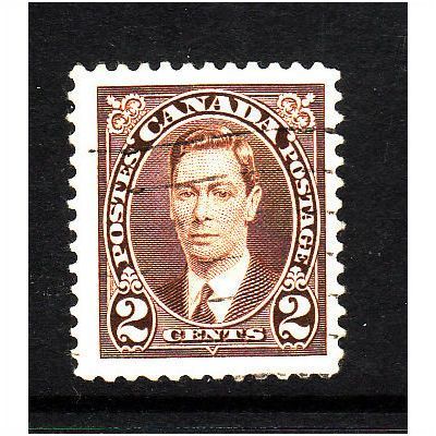 CANADA 1937 2c BROWN SG 358 FINE USED