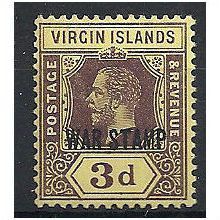 Virgin Islands 1916 SG79 3d Purple/Yellow WAR STAMP Mounted Mint . .