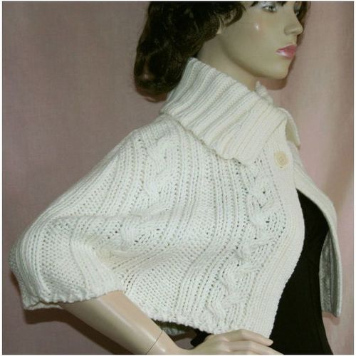 Karen Millen Cream Cape Shrug Womens One Size New With Tag