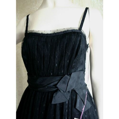Karen Millen Black Prom Evening Dress Size 12 New with Tag Stunning