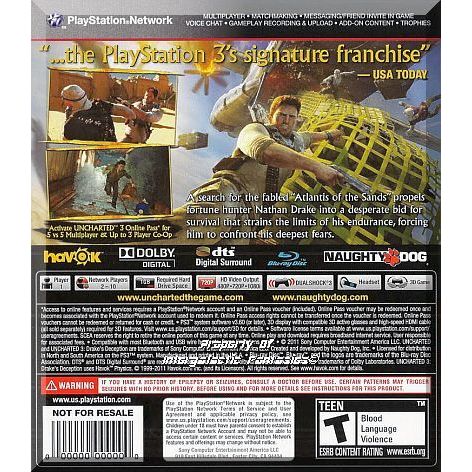 PS3 - Uncharted 3: Drake's Deception (2011) *Brand New & Sealed / Naughty Dog*