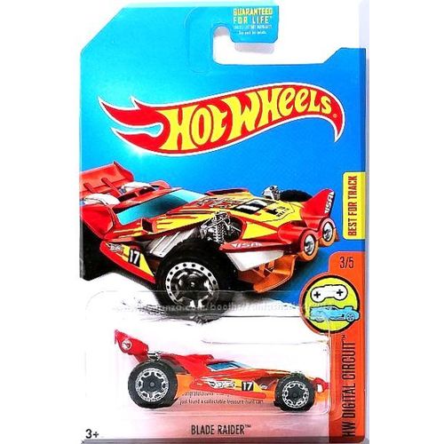 Hot Wheels - Blade Raider: HW Digital Circuit #3/5 (2017) *Red / Treasure Hunt*