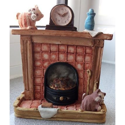 FIREPLACE, HS310, Peter Fagan, Colour Box, Home Sweet Home, Boxed, 1984