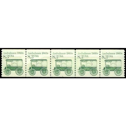 2128 8.3c Ambulance Very Fine MNH Dry Gum PNC 2/5 P0150