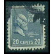 Used 825 20c James Garfield Fine M8077