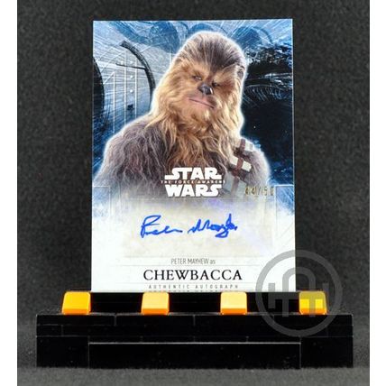Topps Star Wars The Force Awakens S2 – Autograph Purple – Peter Mayhew 44/50