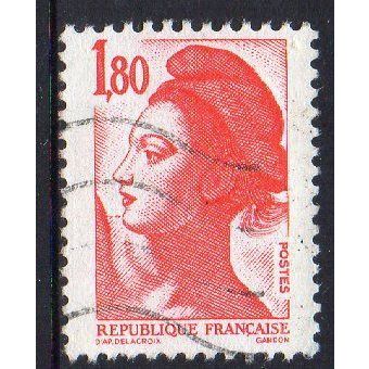 France 1982 Liberty 1.80 Fr Used