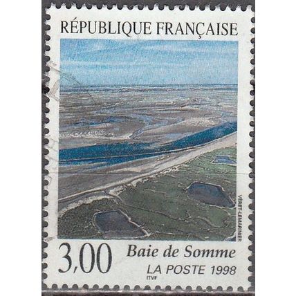 France 1998 Michel 3307 O Cote (2008) 1.00 € La Baie de Somme Cachet rond