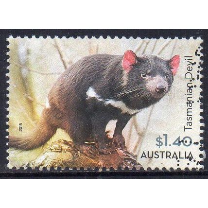 Australia 2015 Australian Native Animals - Tasmanian Devil $1.40 Used