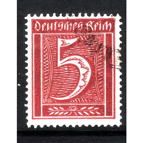 GERMANY 1921 SG 153 5pf CLARET FINE USED