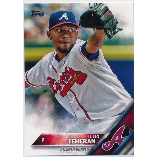 2016 Topps Baseball 52 Julio Teheran Atlanta Braves