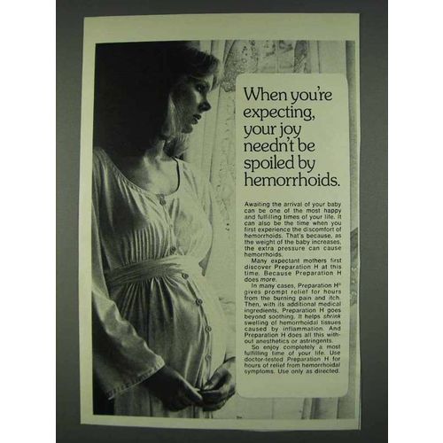 1978 Preparation H Ad - When You're Expecting