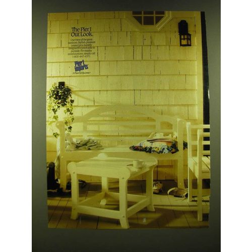 1990 Pier 1 Imports Ad - The Pier 1 Out Look