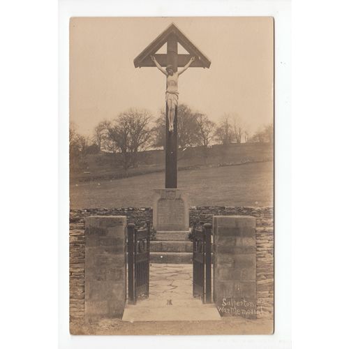 War Memorial Salperton Postcard Gloucestershire