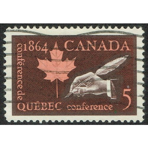 Canada 1964 Centenary Quebec Conference 5c Light Red and Chocolate SG558 GU