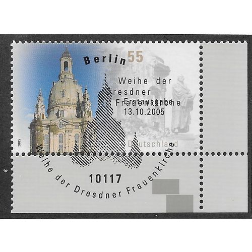 GER 2005 55c 'DRESDEN CHURCH' FINE USED (EBID59-491)