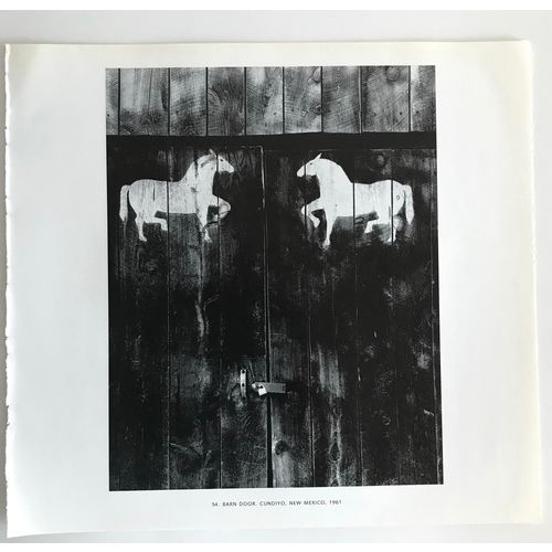 Eliot Porter Photo Print BARN DOOR cundiyo NM 1961 b/w original wall art poster