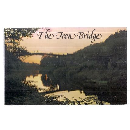 IRONBRIDGE, SHROPSHIRE used vintage postcard..Colourmaster unposted =