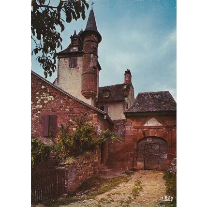 Castel Maussac Collonges La Rouge France Postcard 1983 used VGC
