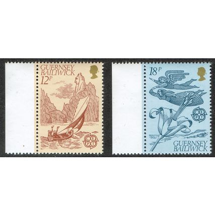 Guernsey 1981 Europa Folklore set 2v SG230-231 UM