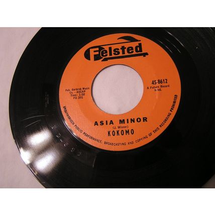 Kokomo 45-ASIA MINOR/ROY'S TUNE James Wisner