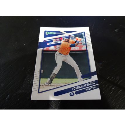 2021 Donruss Card # 174A Yordan Alvarez Base Card Mint (9) Houston Astros
