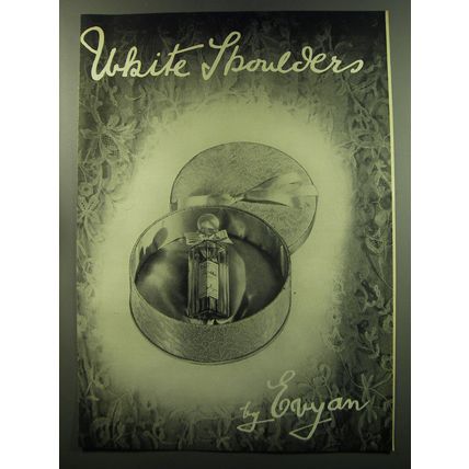1949 Evyan White Shoulders Perfume Advertisement