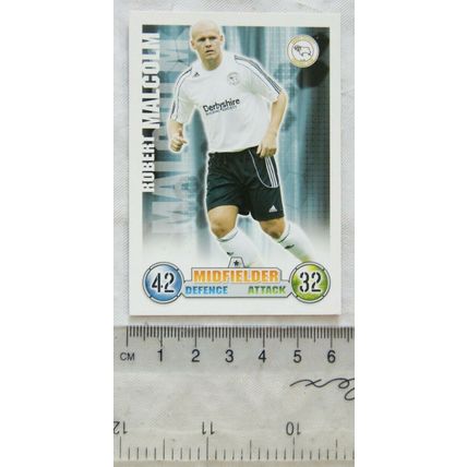 2007/08 Topps Match Attax Trading Card - Robert Malcolm, Derby County