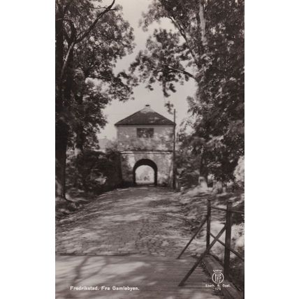 Fredrikstad Fra Gamlebyen Norway Real Photo Postcard