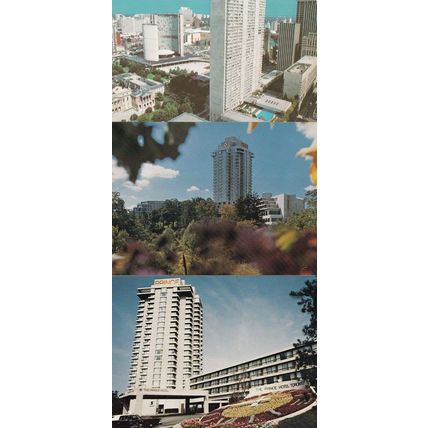 The Prince Hotel Sheraton Centre 3x Canada Postcard