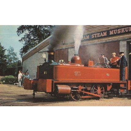 Nielson 4444 Beckton Gasworks Steam Transport Postcard