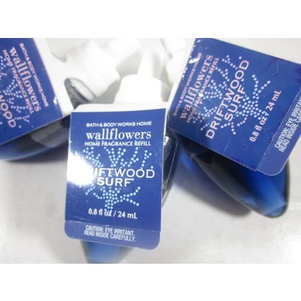 4 bulbs Bath & Body Works Wallflower Refill Bulb Driftwood Surf