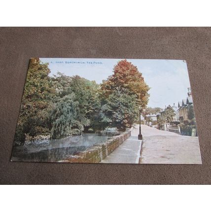 Early Photochrom Postcard -The Pond @ Bonchurch - Isle of Wight