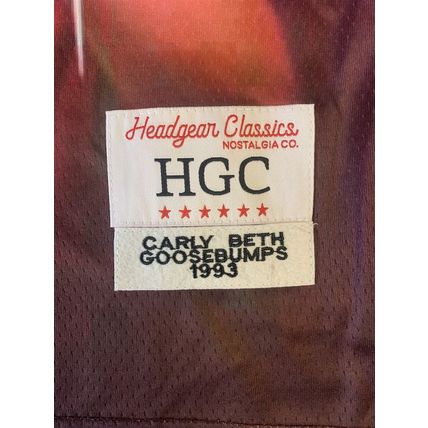 GOOSEBUMPS / BETH Headgear Classics Basketball Jersey ~Never Worn~ M XL