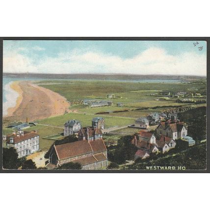 Westward Ho!, Devon, 1905 - Davidson Bros Postcard