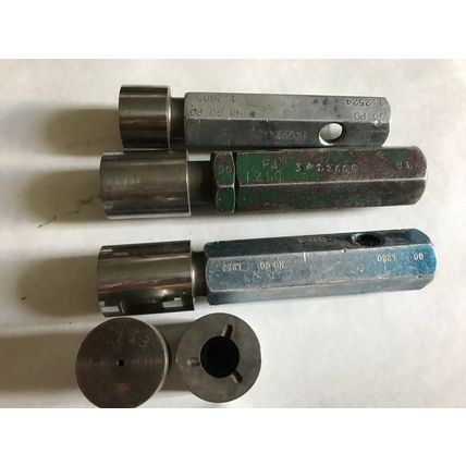 LOT THE PIPE MACHINERY INSPECTION GAGE GO NO GO 1.253 1.260 1.253,1.2605,1.26,ET
