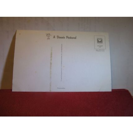 RIVER WYE & BUILTH WELLS, BRECKNOCKSHIRE, WALES unused postcard 1984 =