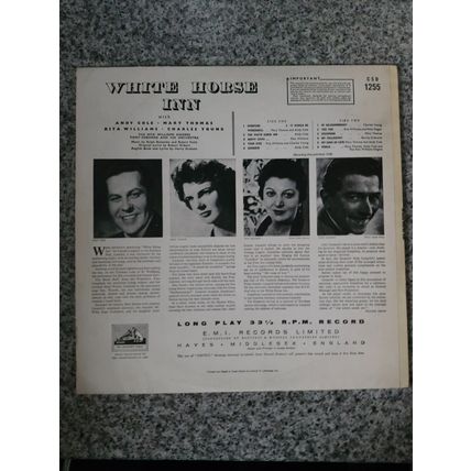 Benatsky, Stolz, Gilbert – White Horse Inn (CSD1255) 1959 (LP)