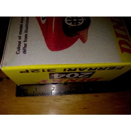 Dinky - 204 - 312P Ferrari - Replica Box