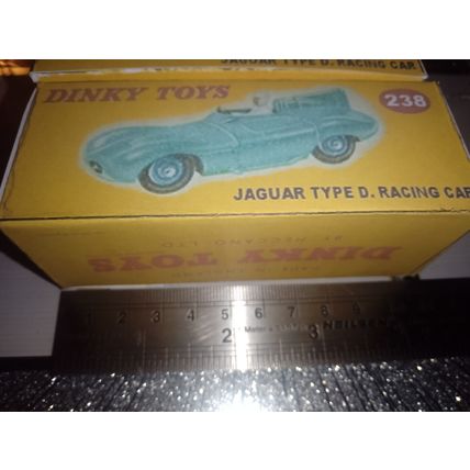 Dinky No238 Jaguar Type D- Replica / Repro Box