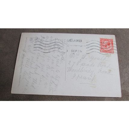 1925 fr valentines Postcard - Promenade Gardens Clacton on sea - Essex
