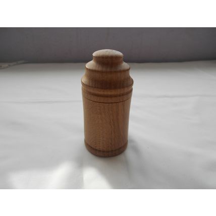 Vintage Small Wooden Storage Pot