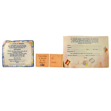 CHERISHED TEDDIES JONATHAN "SAIL WITH ME" BROTHER BEAR FIGURINE 1992 (911739)