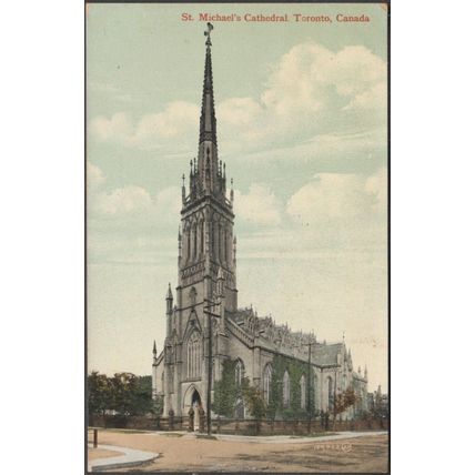 St Michael's Cathedral, Toronto, c.1910 - Valentine's Postcard