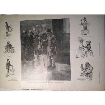 "East-side Merchants of the Sidewalk: A Pretzel Peddler". Harper's Weekly, 1891