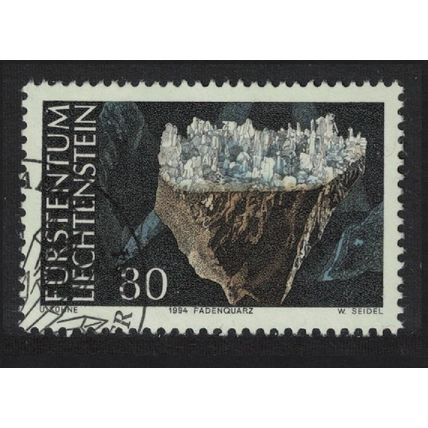 Liechtenstein Quartz Mineral 1994 Canc SG#1085
