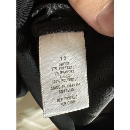 Dress Barn Womens Shift Dress Size 12 Black Green White Print Sleeveless Zip Up